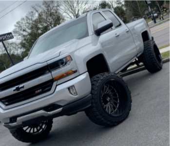 1 2016 Silverado 1500 Chevrolet Trail Master Suspension Lift 9in Arkon Off Road Caesar Machined Black