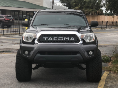 1 2015 Tacoma Toyota Pro Comp Suspension Lift 3in Arkon Off Road Caesar Black