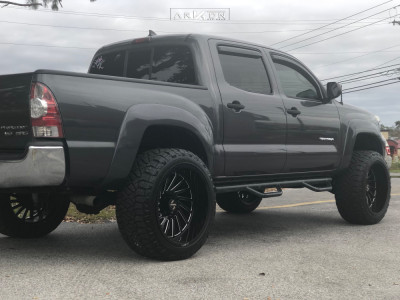 1 2015 Tacoma Toyota Pro Comp Suspension Lift 3in Arkon Off Road Caesar Black