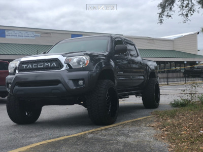 1 2015 Tacoma Toyota Pro Comp Suspension Lift 3in Arkon Off Road Caesar Black