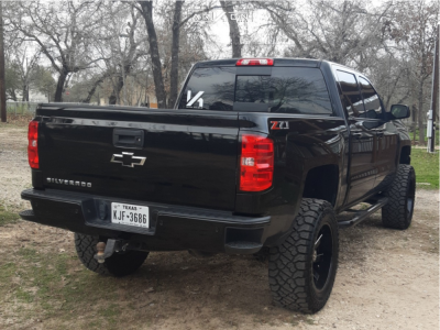 1 2018 Silverado 1500 Chevrolet Rough Country Suspension Lift 7in Arkon Off Road Lincoln Black