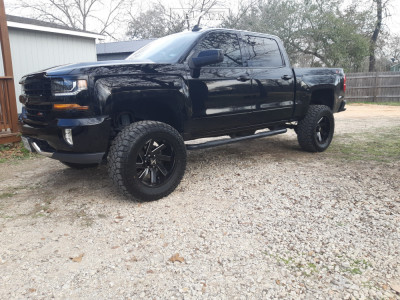1 2018 Silverado 1500 Chevrolet Rough Country Suspension Lift 7in Arkon Off Road Lincoln Black