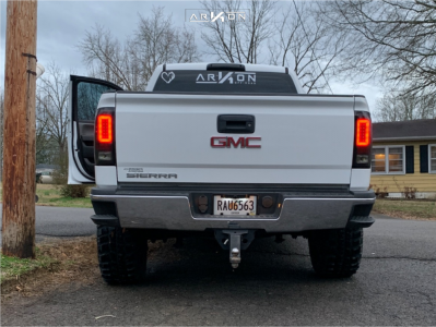 1 2015 Sierra 2500 Hd Gmc Stock Air Suspension Arkon Off Road Lincoln Machined Black