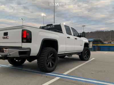 1 2015 Sierra 2500 Hd Gmc Stock Air Suspension Arkon Off Road Lincoln Machined Black