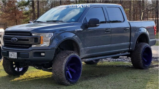 2019 Ford F-150 - 22x12 -51mm - ARKON OFF-ROAD Lincoln - Leveling Kit - 33" x 12.5"