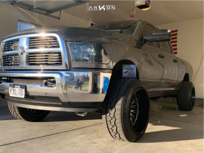 1 2012 2500 Ram 2 Inch Level Suspension Lift 25in Arkon Off Road Alexander Black