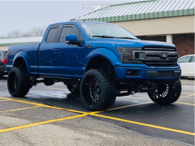 1 2018 F 150 Ford Readylift Suspension Lift 7in Arkon Off Road Caesar Black