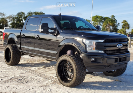 1 2018 F 150 Ford Readylift Suspension Lift 7in Arkon Off Road Caesar Black