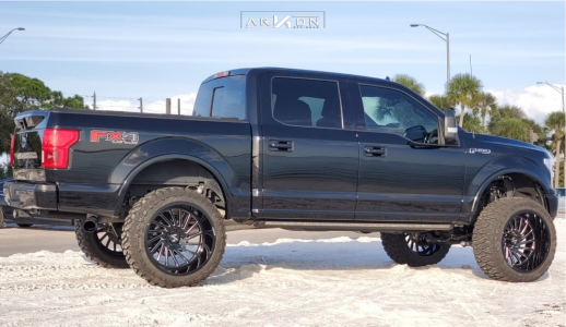 1 2018 F 150 Ford Readylift Suspension Lift 7in Arkon Off Road Caesar Black