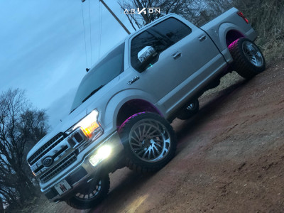 1 2019 F 150 Ford Motofab Suspension Lift 25in Arkon Off Road Caesar Chrome