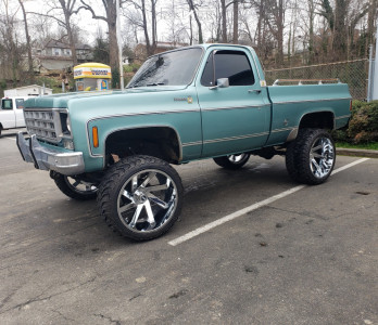 1 1978 K10 Pickup Chevrolet Rough Country Suspension Lift 6in Arkon Off Road Lincoln Chrome