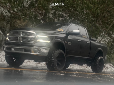 1 2016 1500 Ram Rough Country Suspension Lift 6in Arkon Off Road Lincoln Black