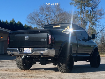 1 2016 1500 Ram Rough Country Suspension Lift 6in Arkon Off Road Lincoln Black