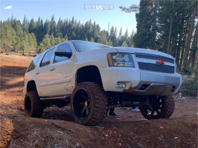 2008 Chevrolet Tahoe - 22x12 -51mm - ARKON OFF-ROAD Lincoln - Suspension Lift 6" - 33" x 12.5"