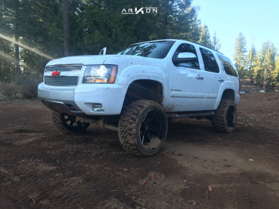 1 2008 Tahoe Chevrolet Pro Comp Suspension Lift 6in Arkon Off Road Lincoln Black