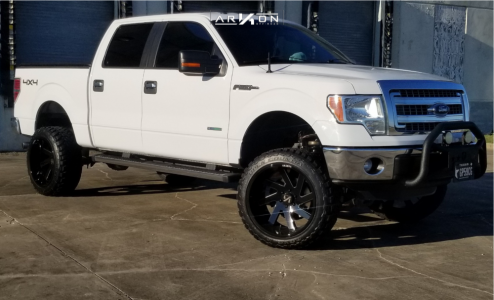 1 2014 F 150 Ford Rough Country Suspension Lift 6in Arkon Off Road Lincoln Black