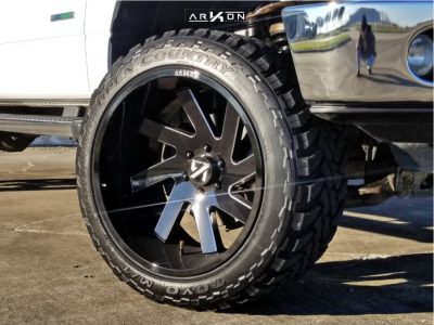 1 2014 F 150 Ford Rough Country Suspension Lift 6in Arkon Off Road Lincoln Black