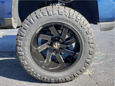 1 2017 Silverado 1500 Chevrolet Rough Country Suspension Lift 7in Arkon Off Road Lincoln Machined Black