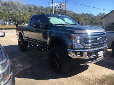 1 2020 F 250 Super Duty Ford Bds Suspension Lift 4in Arkon Off Road Cleopatra Black
