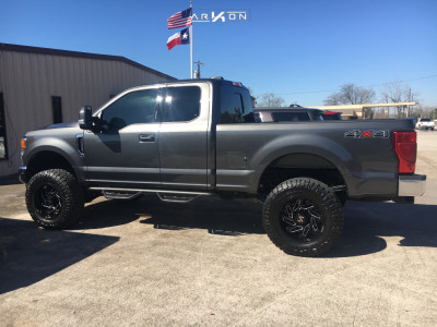 1 2020 F 250 Super Duty Ford Bds Suspension Lift 4in Arkon Off Road Cleopatra Black