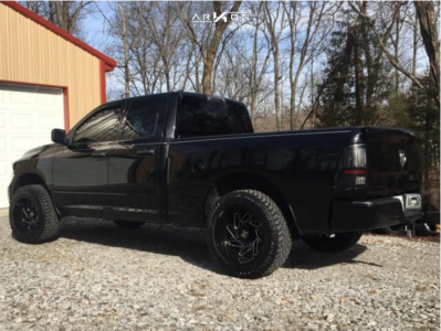 1 2014 1500 Ram Rough Country Leveling Kit Arkon Off Road Cleopatra Black