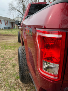 1 2015 F 150 Ford Crown Level 2in Drop Rear Arkon Off Road Lincoln Machined Black