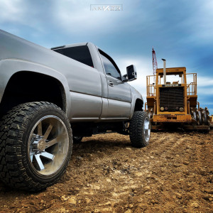 1 2004 Sierra 2500 Hd Gmc Rough Country Suspension Lift 6in Arkon Off Road Lincoln Chrome