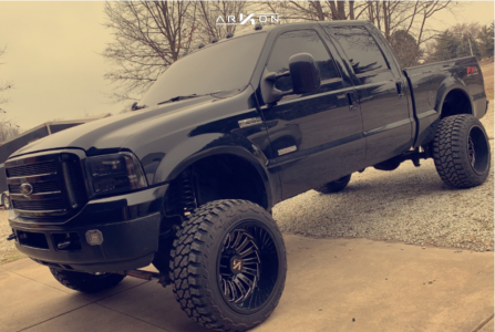 1 2006 F 250 Super Duty Ford Readylift Suspension Lift 6in Arkon Off Road Alexander Black