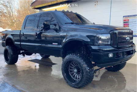 1 2006 F 250 Super Duty Ford Readylift Suspension Lift 6in Arkon Off Road Alexander Black