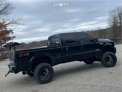 1 2006 F 250 Super Duty Ford Readylift Suspension Lift 6in Arkon Off Road Alexander Black