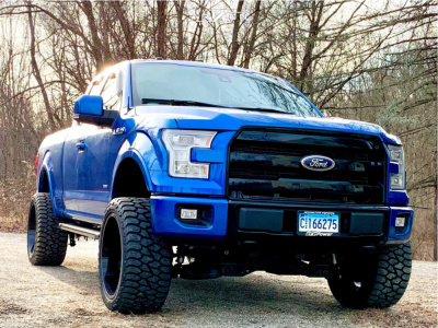1 2015 F 150 Ford Rough Country Suspension Lift 4in Arkon Off Road Lincoln Black