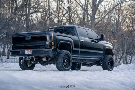 1 2015 Sierra 2500 Hd Gmc Bds Suspension Lift 45in Arkon Off Road Caesar Machined Black