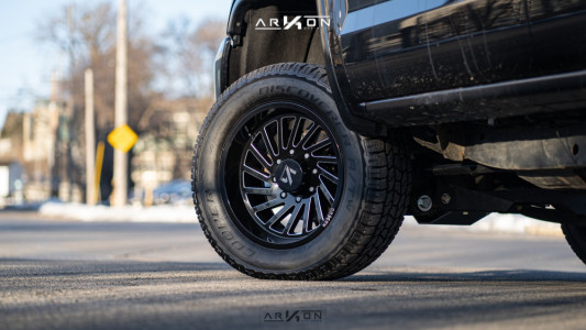 1 2015 Sierra 2500 Hd Gmc Bds Suspension Lift 45in Arkon Off Road Caesar Machined Black