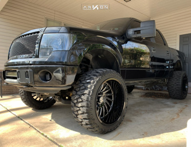 2011 Ford F-150 - 24x14 -81mm - ARKON OFF-ROAD Caesar - Suspension Lift 8.5" - 375/40R24