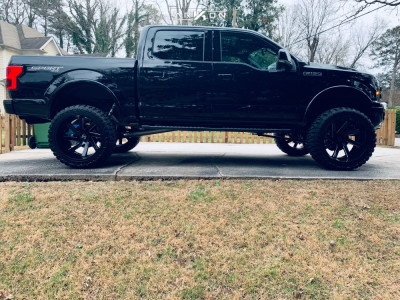 1 2019 F 150 Ford Full Throttle Suspension Lift 8in Arkon Off Road Lincoln Black