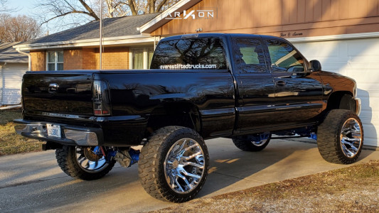 1 2004 Sierra 1500 Gmc Mcgaughys Suspension Lift 9in Arkon Off Road Roosevelt Chrome