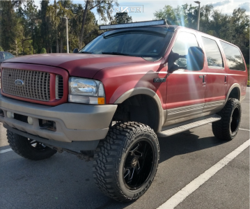 2004 Ford Excursion - 22x12 -51mm - ARKON OFF-ROAD Cleopatra - Suspension Lift 7" - 37" x 13.5"