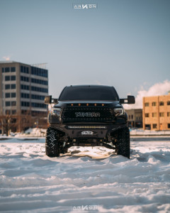 1 2015 Tundra Toyota Readylift Suspension Lift 8in Arkon Off Road Cleopatra Black