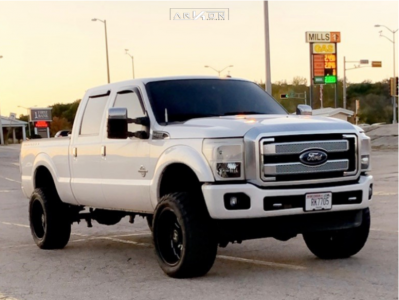 2013 Ford F-250 Super Duty - 22x12 -44mm - ARKON OFF-ROAD Alexander - Suspension Lift 6" - 35" x 12.5"