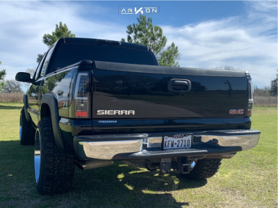 1 2005 Sierra 1500 Gmc Rough Country Suspension Lift 25in Arkon Off Road Lincoln Chrome