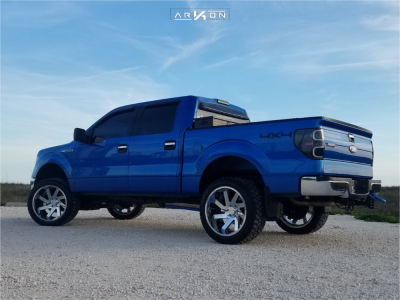 1 2012 F 150 Ford Rough Country Suspension Lift 4in Arkon Off Road Lincoln Chrome