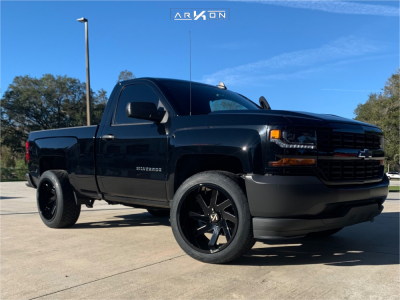 1 2016 Silverado 1500 Chevrolet American Made Suspension Lift 4in Arkon Off Road Lincoln Black