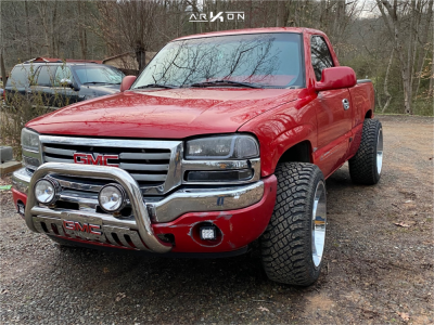1 2006 Sierra 1500 Gmc Rough Country Suspension Lift 3in Arkon Off Road Lincoln Chrome