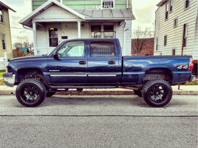 1 2005 Silverado 2500 Hd Chevrolet Rough Country Suspension Lift 6in Arkon Off Road Lincoln Black