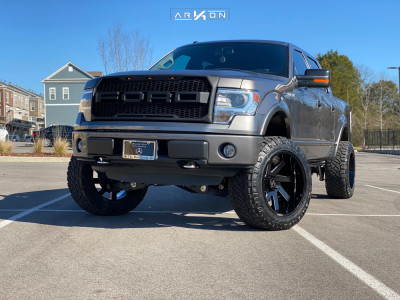 1 2014 F 150 Ford Pro Comp Suspension Lift 6in Arkon Off Road Lincoln Machined Black