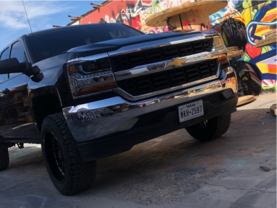 1 2018 Silverado 1500 Chevrolet Supreme Leveling Kit Arkon Off Road Caesar Black