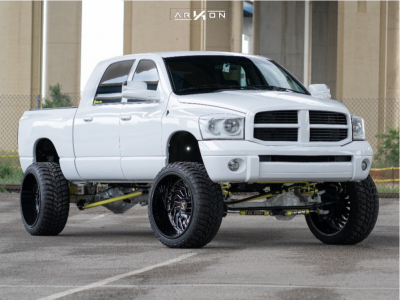 1 2006 Ram 2500 Dodge Bds Suspension Lift 6in Arkon Off Road Crown Series Victory Black Milled