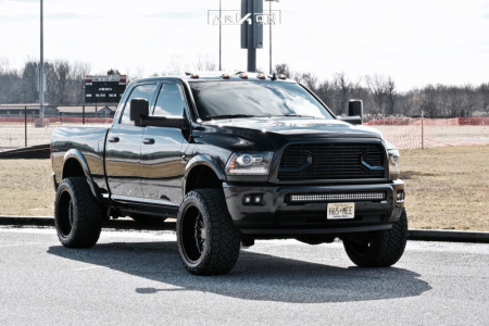 2016 Ram 2500 - 22x12 -51mm - ARKON OFF-ROAD Alexander - Leveling Kit - 325/50R22