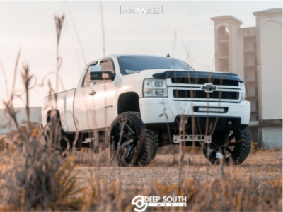 1 2013 Silverado 2500 Hd Chevrolet Rough Country Suspension Lift 8in Arkon Off Road Lincoln Black