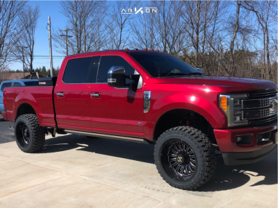 1 2017 F 250 Super Duty Ford Motofab Leveling Kit Arkon Off Road Alexander Machined Black
